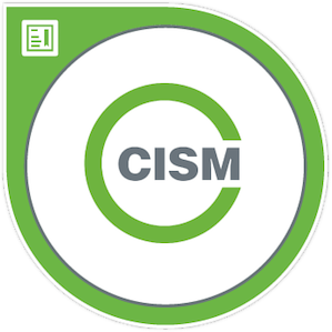 ISACA Certified Information Security Manager badge